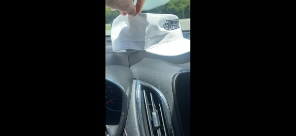 Beard Symbol | White Logo Hat